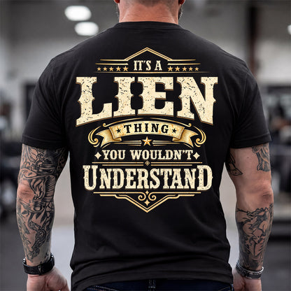LIEN HH-F003–Personalized Name Quote Apparel “It’s an NAME Thing You Wouldn’t Understand”