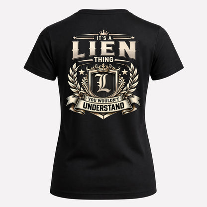 LIEN HH-F006 Thing Personalized Name T Shirt – You Wouldn’t Understand