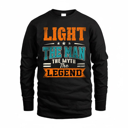 LIGHT HH F007 The Man The Myth The Legend Personalized Shirt – Gift for Men