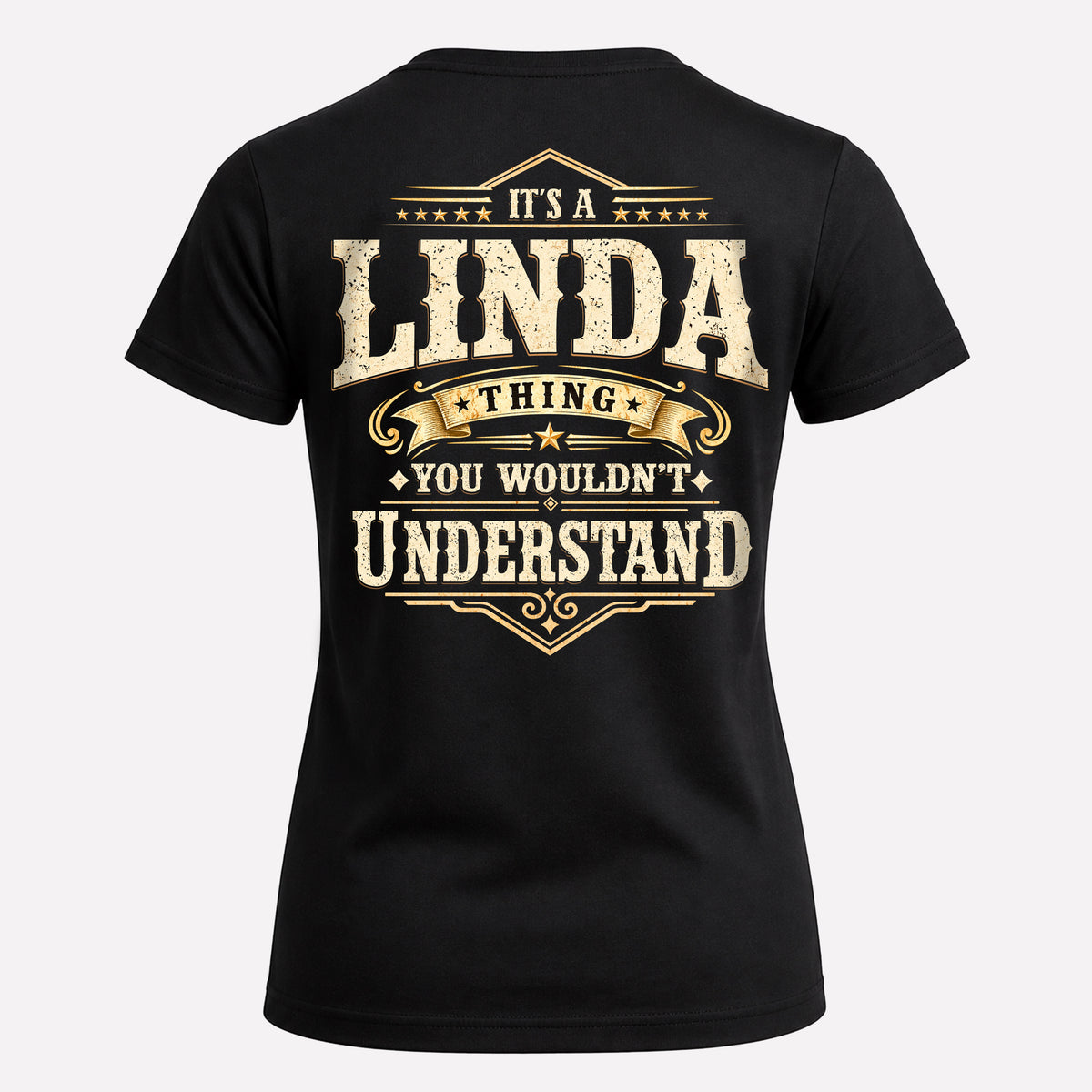 LINDA HH-F003–Personalized Name Quote Apparel “It’s an NAME Thing You Wouldn’t Understand”