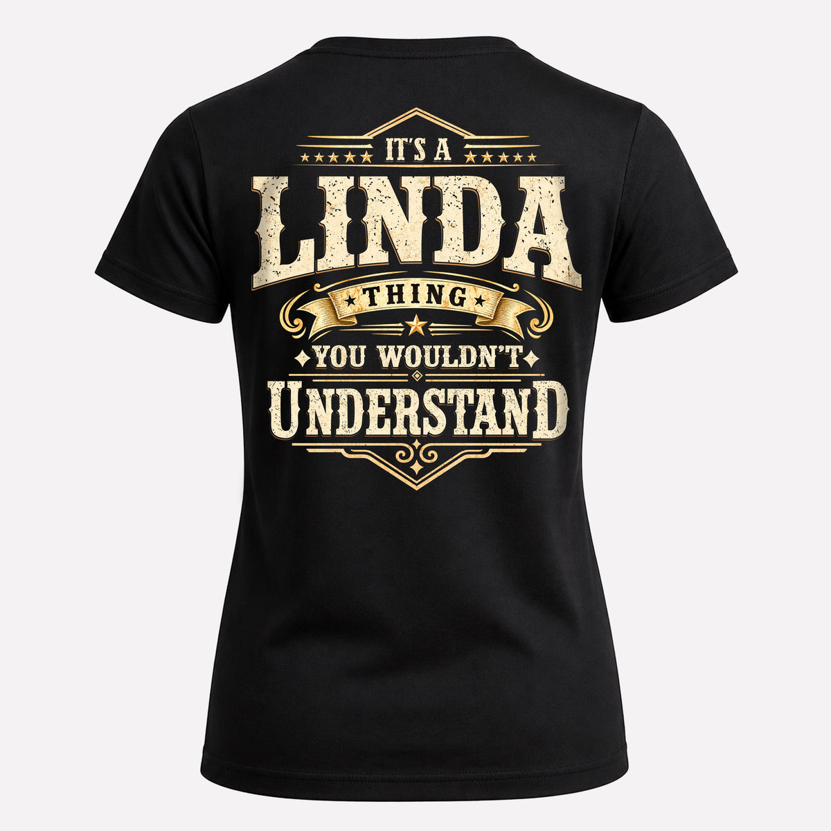 LINDA HH-F003–Personalized Name Quote Apparel “It’s an NAME Thing You Wouldn’t Understand”