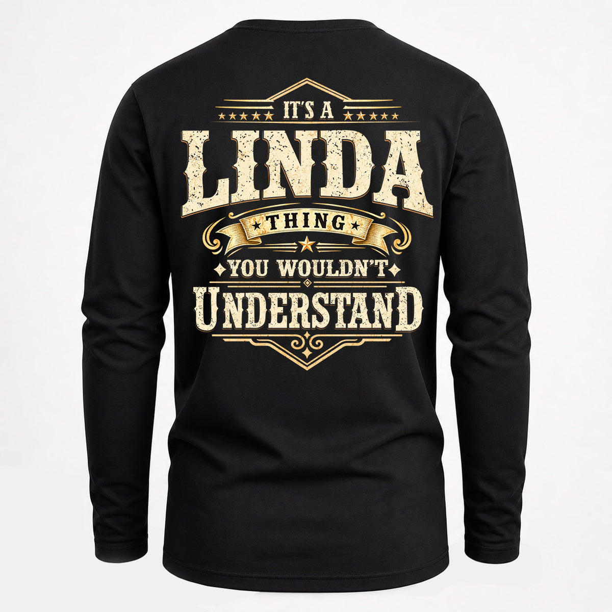 LINDA HH-F003–Personalized Name Quote Apparel “It’s an NAME Thing You Wouldn’t Understand”