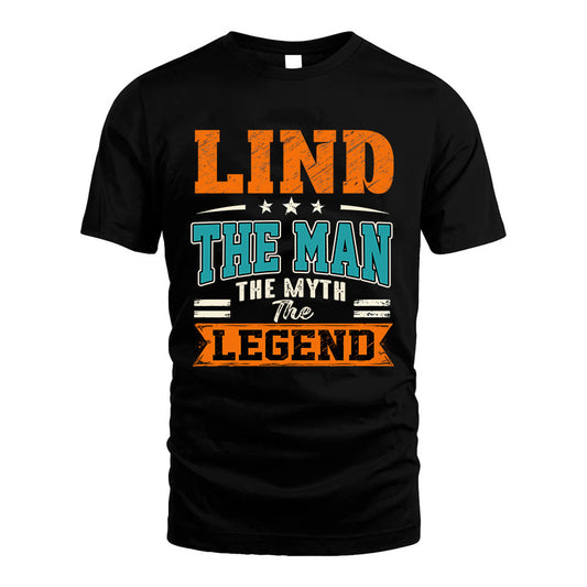 LIND HH F007 The Man The Myth The Legend Personalized Shirt – Gift for Men
