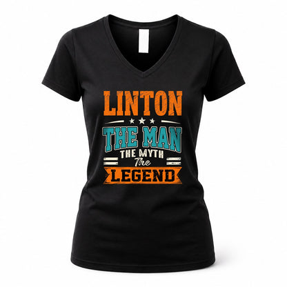 LINTON HH F007 The Man The Myth The Legend Personalized Shirt – Gift for Men