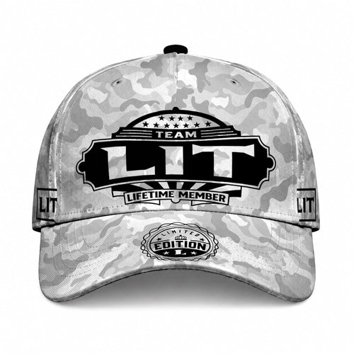 LIT TC01 HH79 Team Your Name Hat, Personalized Camo Baseball Cap, Custom Family Gift, Gift for Him Her
