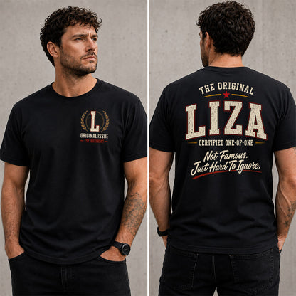 LIZA W65-F6-168 – Personalized Original Issue Apparel “The Original NAME Certified One-of-One"