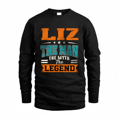 LIZ HH F007 The Man The Myth The Legend Personalized Shirt – Gift for Men