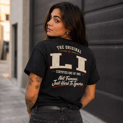 LI W65-F6-168 – Personalized Original Issue Apparel “The Original NAME Certified One-of-One"
