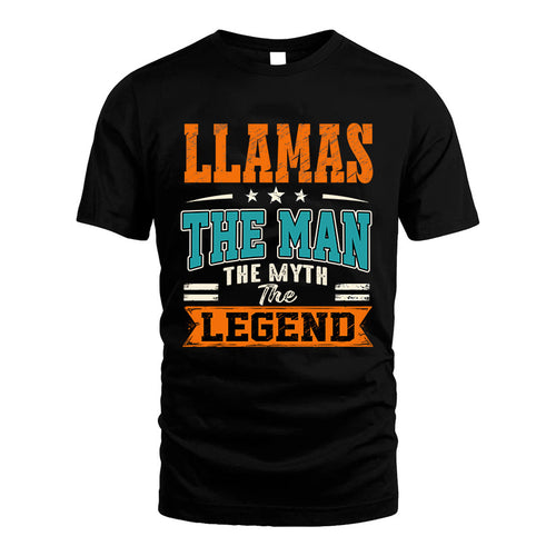 LLAMAS HH F007 The Man The Myth The Legend Personalized Shirt – Gift for Men