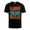 LLAMAS HH F007 The Man The Myth The Legend Personalized Shirt – Gift for Men