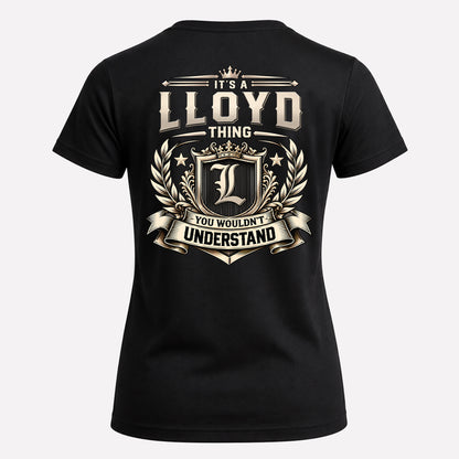 LLOYD HH-F006 Thing Personalized Name T Shirt – You Wouldn’t Understand