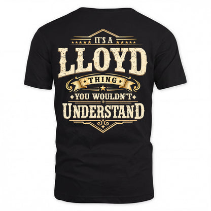 LLOYD HH-F003–Personalized Name Quote Apparel “It’s an NAME Thing You Wouldn’t Understand”
