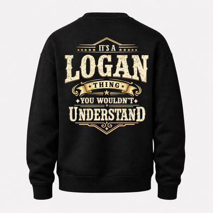 LOGAN HH-F003–Personalized Name Quote Apparel “It’s an NAME Thing You Wouldn’t Understand”