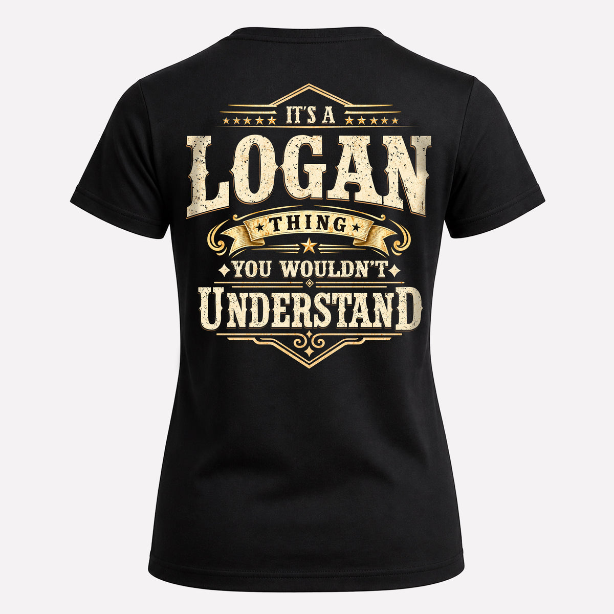 LOGAN HH-F003–Personalized Name Quote Apparel “It’s an NAME Thing You Wouldn’t Understand”