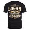 LOGAN HH-F003–Personalized Name Quote Apparel “It’s an NAME Thing You Wouldn’t Understand”