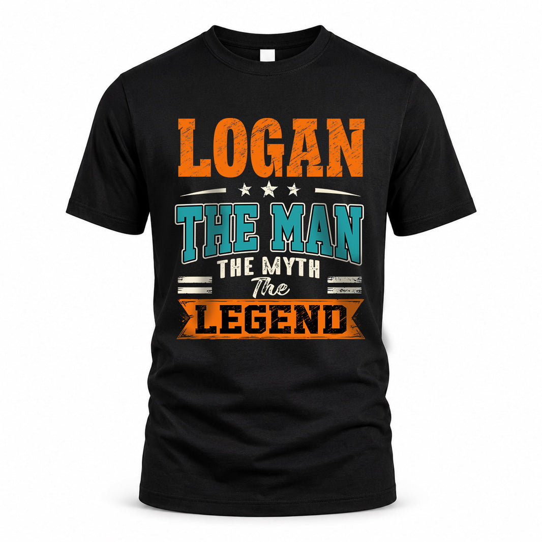 LOGAN HH F007 The Man The Myth The Legend Personalized Shirt – Gift for Men