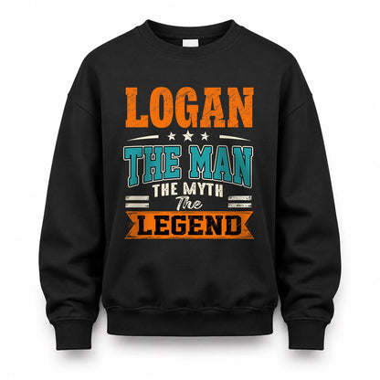 LOGAN HH F007 The Man The Myth The Legend Personalized Shirt – Gift for Men