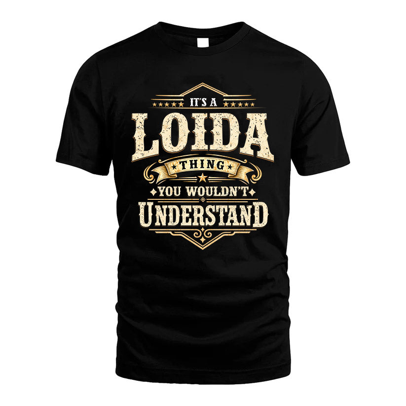LOIDA HH-F009–Personalized Name Quote Apparel “It’s an NAME Thing You Wouldn’t Understand”