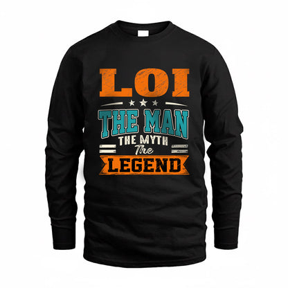 LOI HH F007 The Man The Myth The Legend Personalized Shirt – Gift for Men