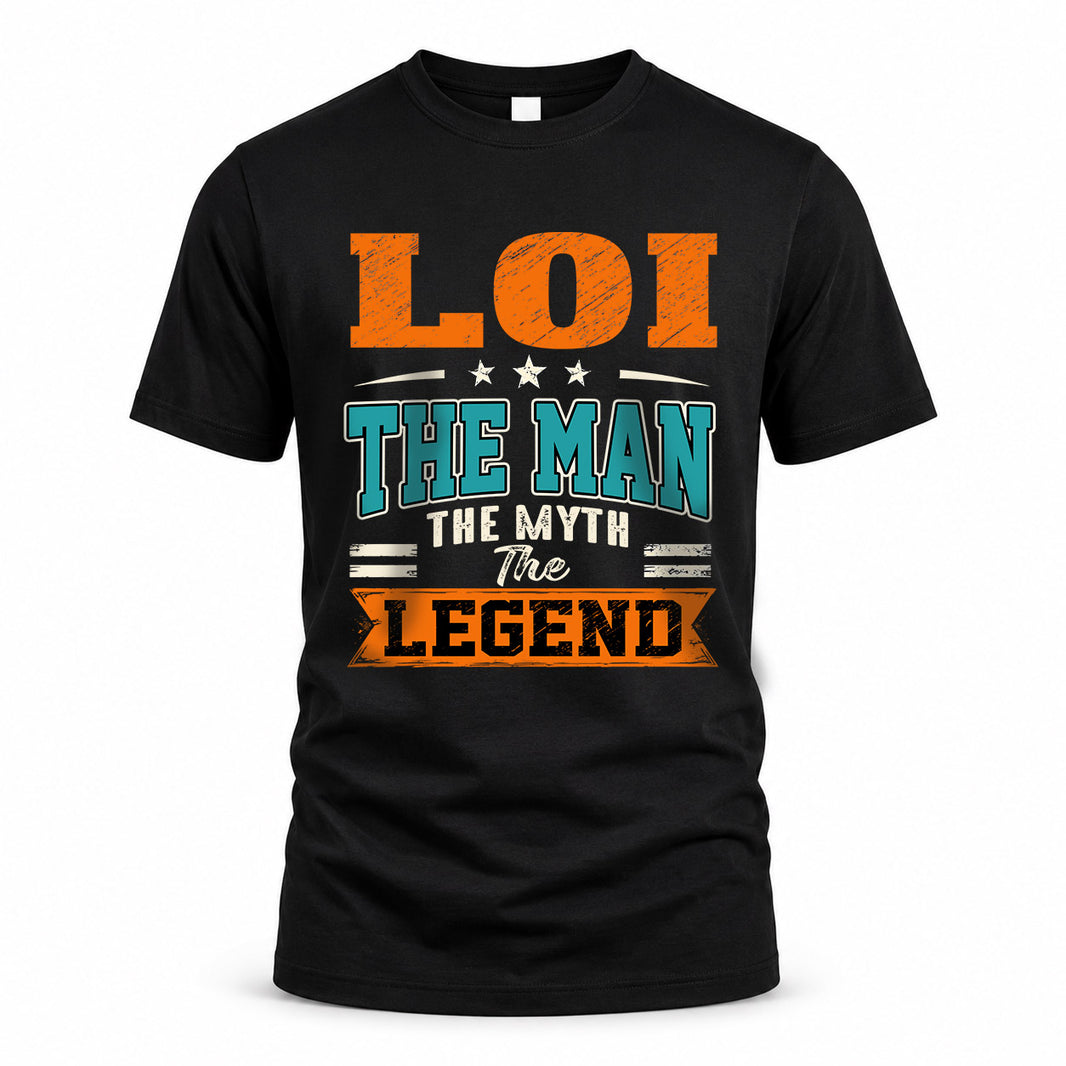LOI HH F007 The Man The Myth The Legend Personalized Shirt – Gift for Men