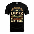 LOPEZ TT898-K6-229 – Personalized Funny Camping Quote Apparel “The Adventure Begins When The WiFi Ends”