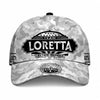 LORETTA TC01 HH79 Team Your Name Hat, Personalized Camo Baseball Cap, Custom Family Gift, Gift for Him Her