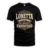 LORETTA HH-F009–Personalized Name Quote Apparel “It’s an NAME Thing You Wouldn’t Understand”