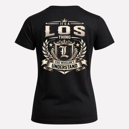 LOS HH-F006 Thing Personalized Name T Shirt – You Wouldn’t Understand