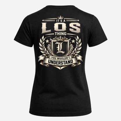 LOS HH-F006 Thing Personalized Name T Shirt – You Wouldn’t Understand