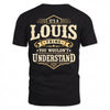 LOUIS HH-F003–Personalized Name Quote Apparel “It’s an NAME Thing You Wouldn’t Understand”