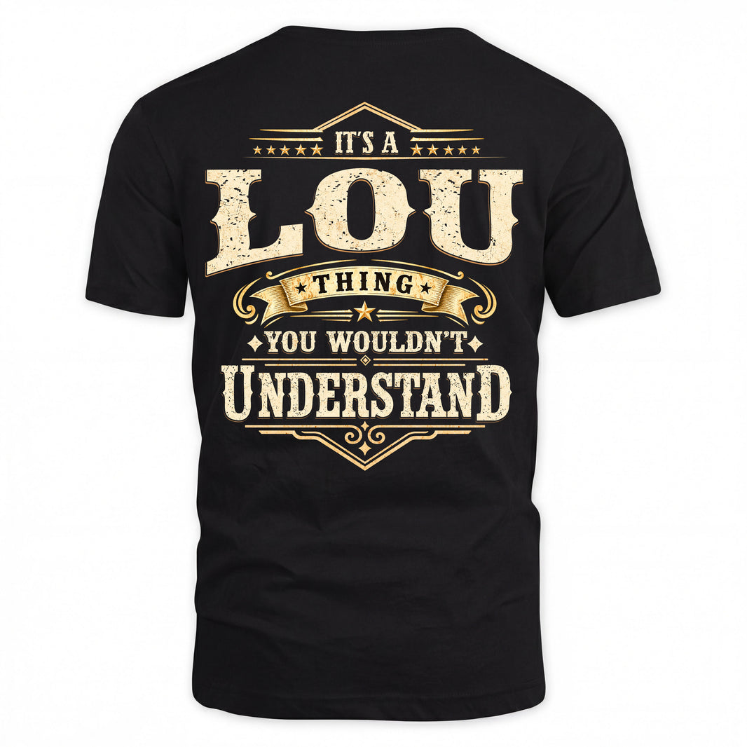 LOU HH-F003–Personalized Name Quote Apparel “It’s an NAME Thing You Wouldn’t Understand”