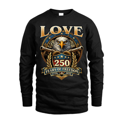 LOVE HH88-K250-104...250 Years Of Freedom 1776-2026