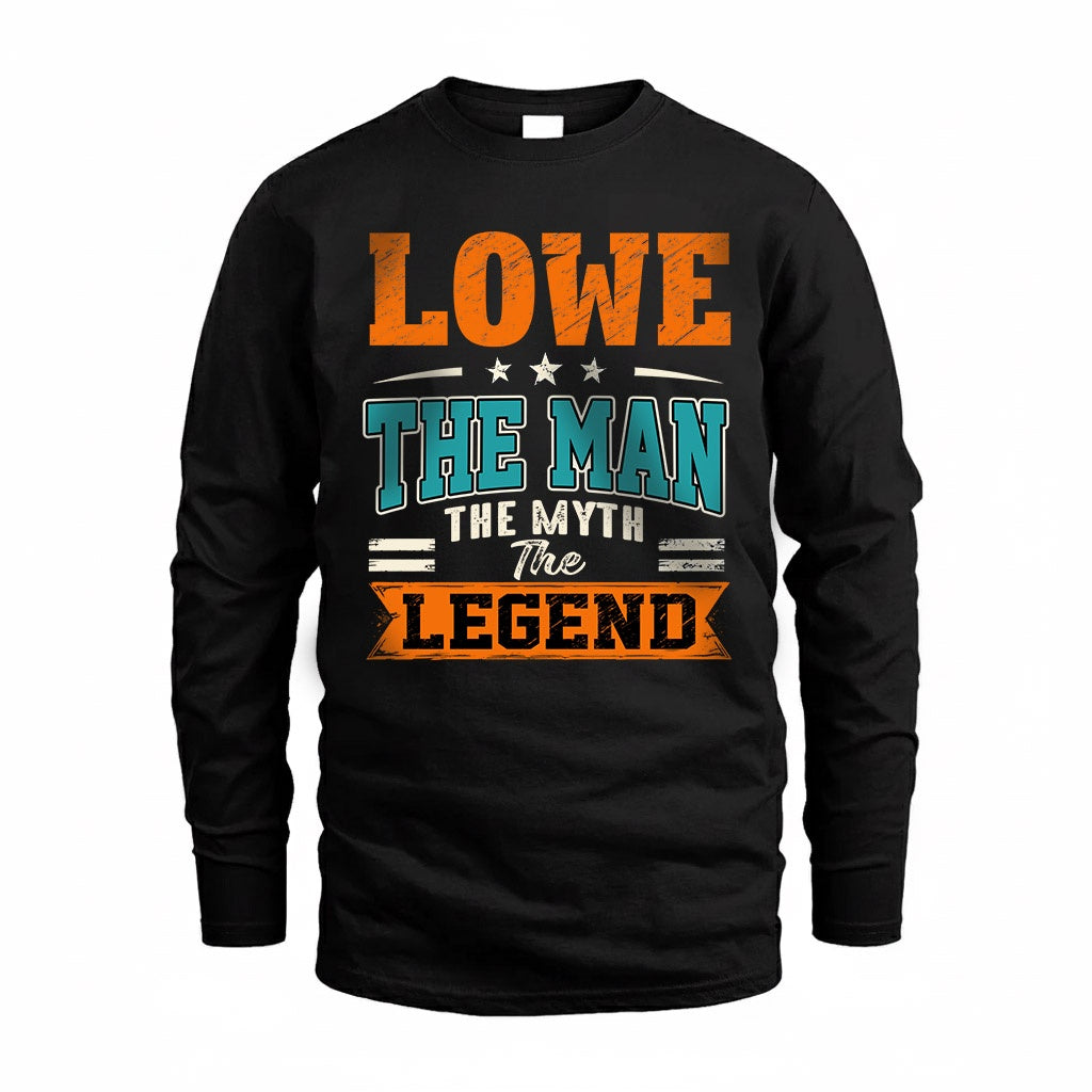 LOWE HH F007 The Man The Myth The Legend Personalized Shirt – Gift for Men