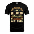 LO TT898-K6-229 – Personalized Funny Camping Quote Apparel “The Adventure Begins When The WiFi Ends”