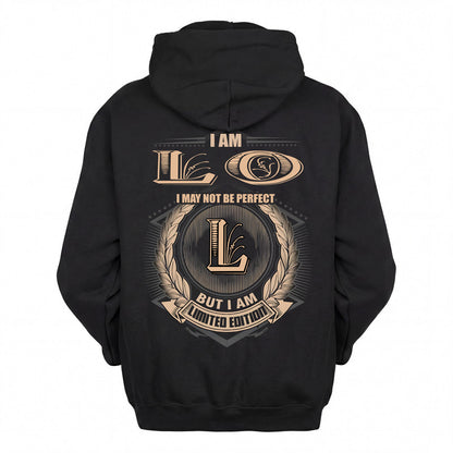 LO 2K-101–Personalized Name Quote Apparel “I Am NAME May Not Be Perfect But I Am Limited Edition”