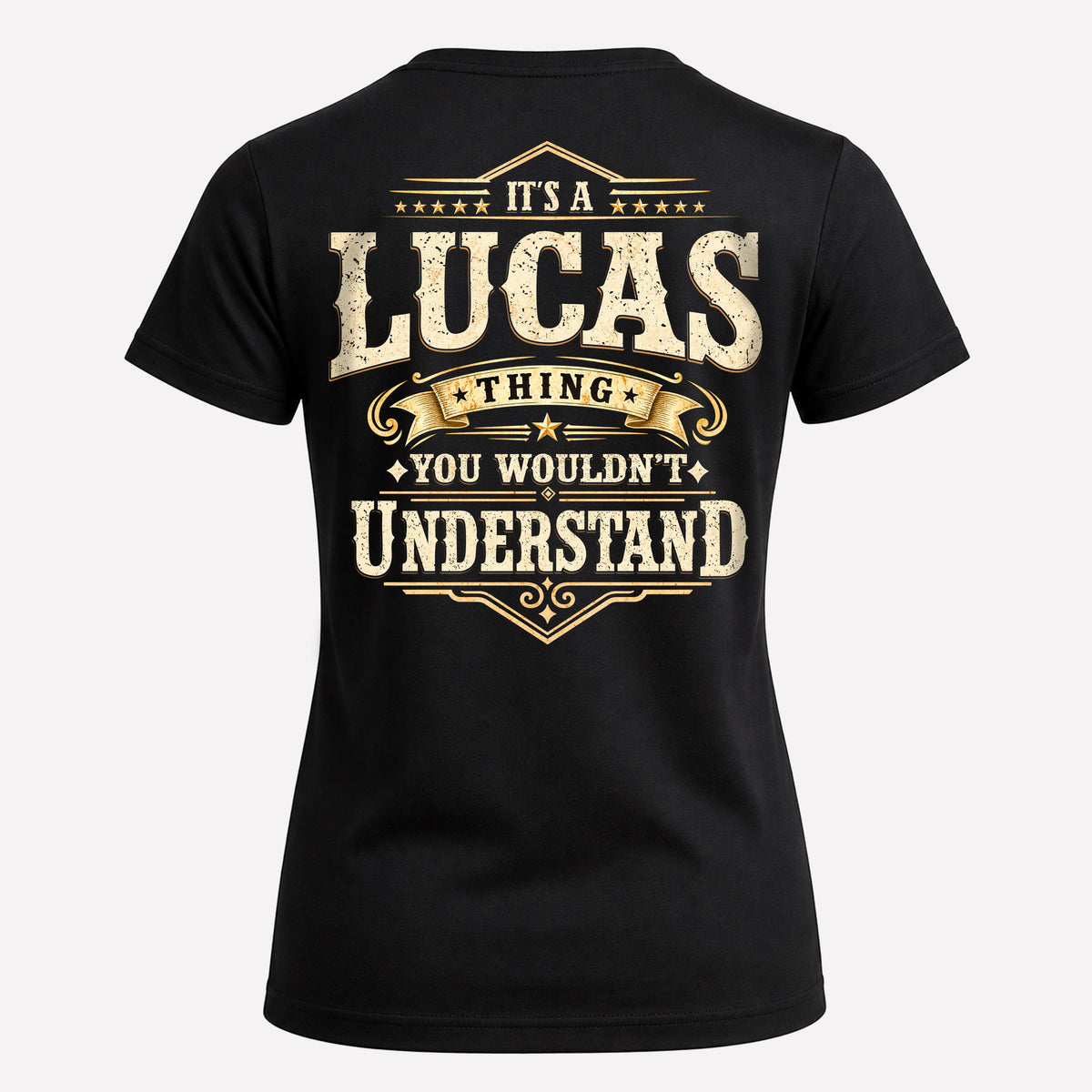 LUCAS HH-F003–Personalized Name Quote Apparel “It’s an NAME Thing You Wouldn’t Understand”