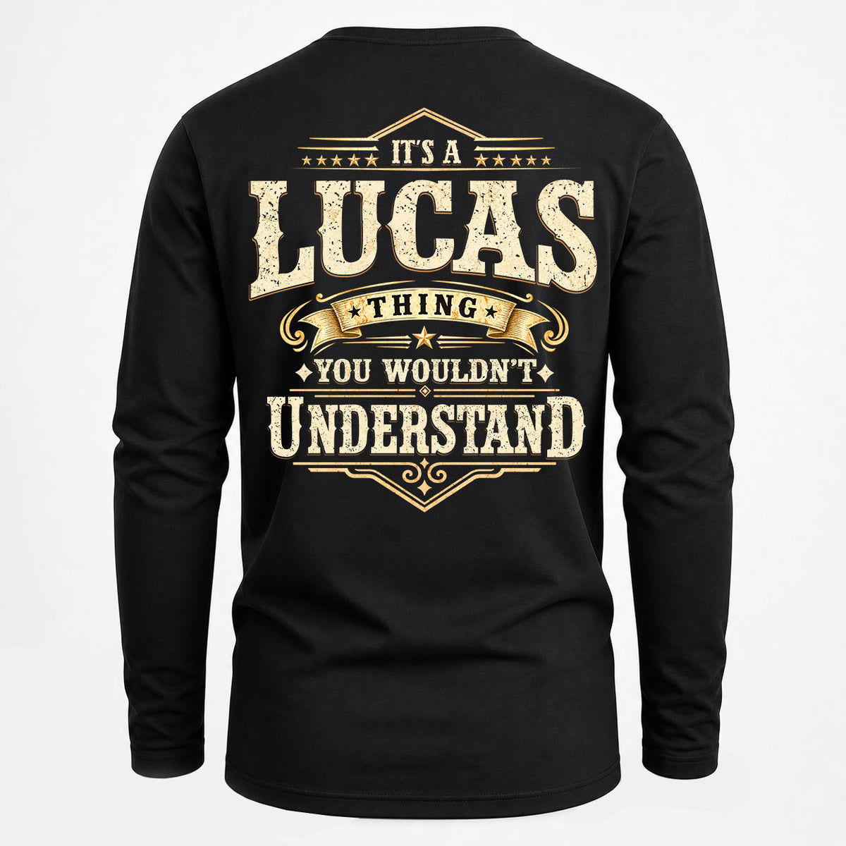 LUCAS HH-F003–Personalized Name Quote Apparel “It’s an NAME Thing You Wouldn’t Understand”