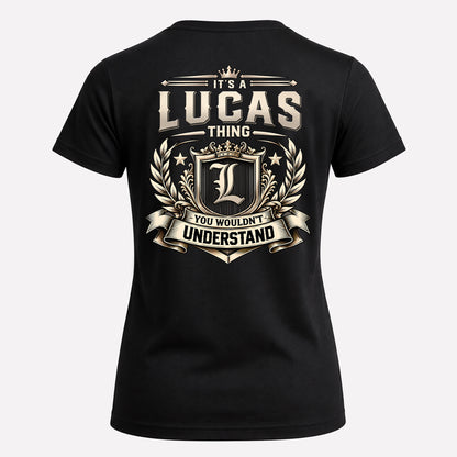 LUCAS HH-F006 Thing Personalized Name T Shirt – You Wouldn’t Understand