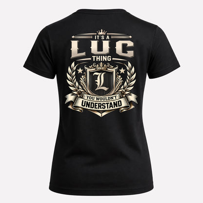 LUC HH-F006 Thing Personalized Name T Shirt – You Wouldn’t Understand