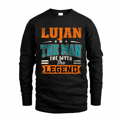 LUJAN HH F007 The Man The Myth The Legend Personalized Shirt – Gift for Men
