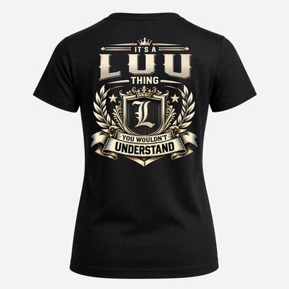 LUU HH-F006 Thing Personalized Name T Shirt – You Wouldn’t Understand