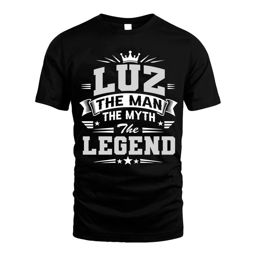 LUZ HH F004 The Man The Myth The Legend Personalized Shirt – Gift for Men