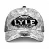 LYLE TC01 HH79 Team Your Name Hat, Personalized Camo Baseball Cap, Custom Family Gift, Gift for Him Her