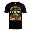 LYNNE TT898-K6-229 – Personalized Funny Camping Quote Apparel “The Adventure Begins When The WiFi Ends”