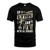LYNN HH-F001 Can’t Fix It, We’re All Screwed – Personalized Handyman T-Shirt