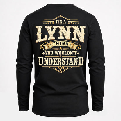 LYNN HH-F003–Personalized Name Quote Apparel “It’s an NAME Thing You Wouldn’t Understand”