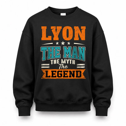LYON HH F007 The Man The Myth The Legend Personalized Shirt – Gift for Men