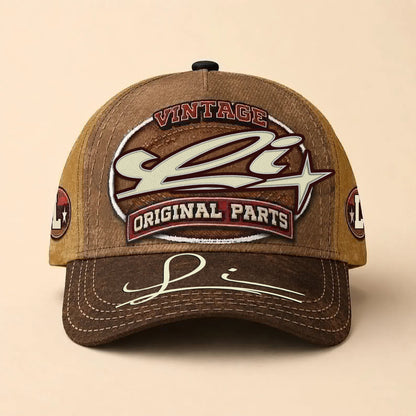 LI TC02 HH79  Personalized Name Baseball Cap, Vintage Retro Hat, Custom Gift for Him & Her