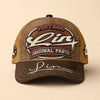 LIN TC02 HH79  Personalized Name Baseball Cap, Vintage Retro Hat, Custom Gift for Him & Her