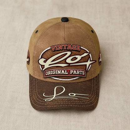 LO TC02 HH79  Personalized Name Baseball Cap, Vintage Retro Hat, Custom Gift for Him & Her